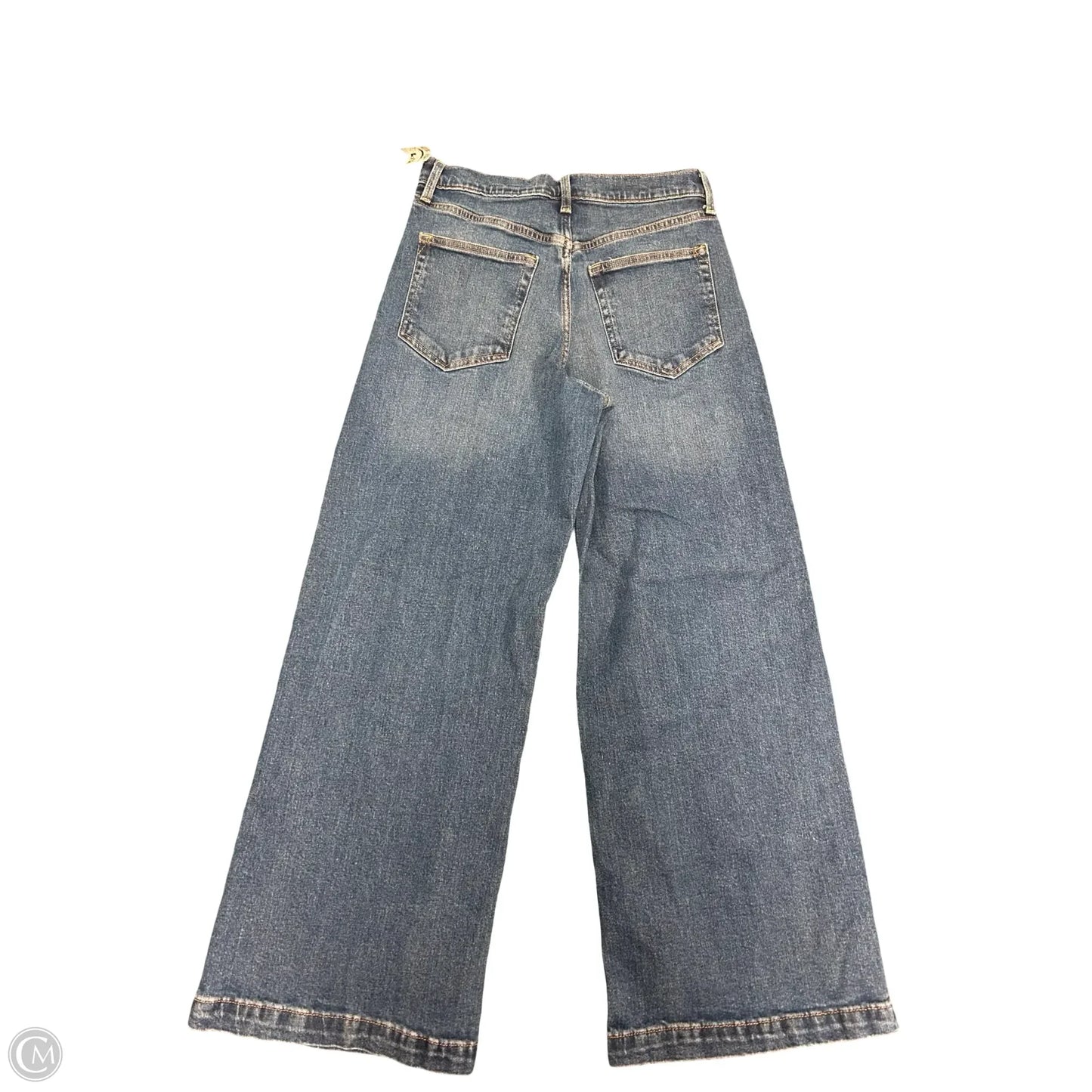 Jeans Wide Leg By Gap In Blue Denim, Size: 10