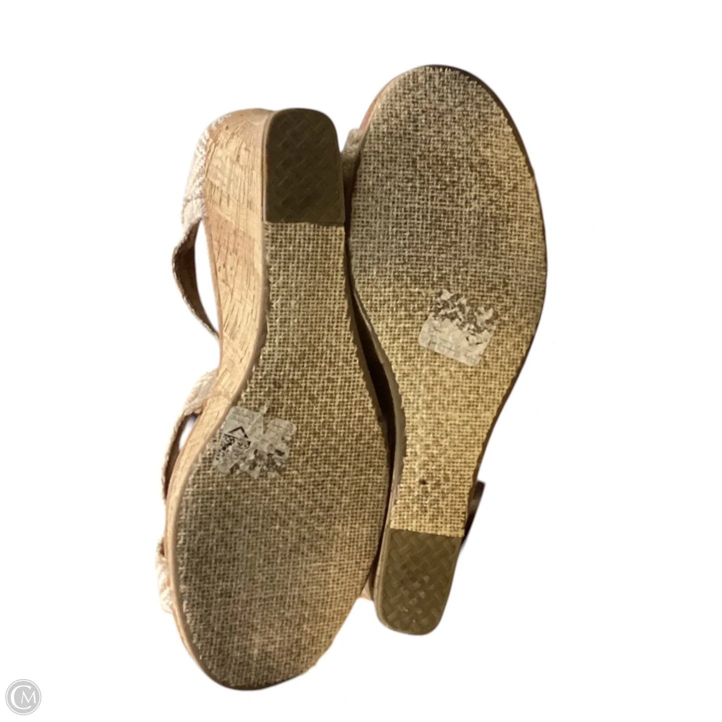 Shoes Heels Wedge By Toms In Tan, Size: 8.5