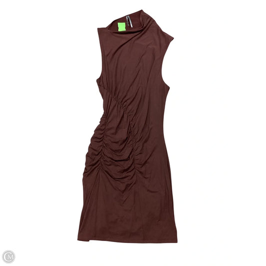 Dress Party Short By Anthropologie In Brown, Size: L