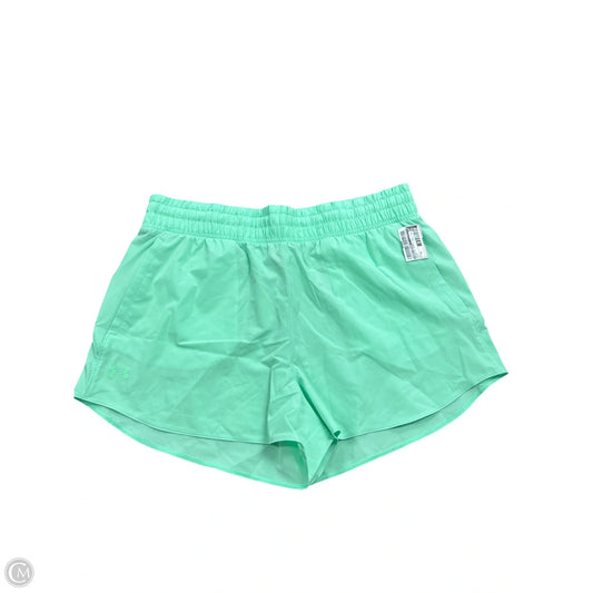 Athletic Shorts By Under Armour In Green, Size: Xl