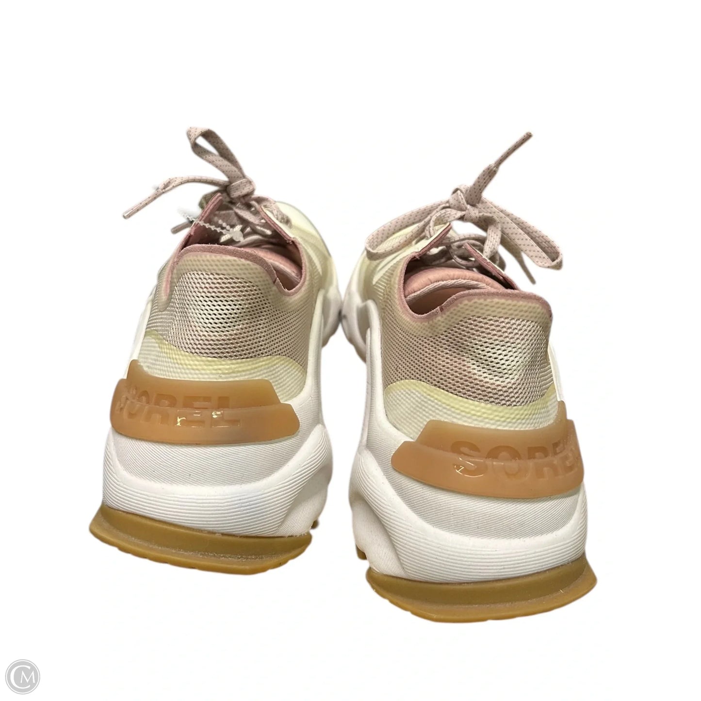 Shoes Athletic By Sorel In Cream & Pink, Size: 7.5