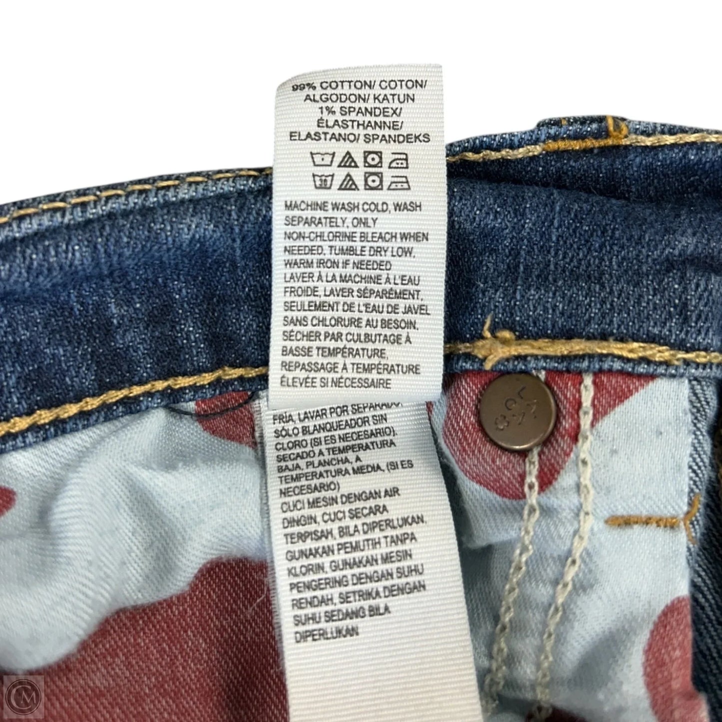Shorts By Lucky Brand In Blue Denim, Size: 8
