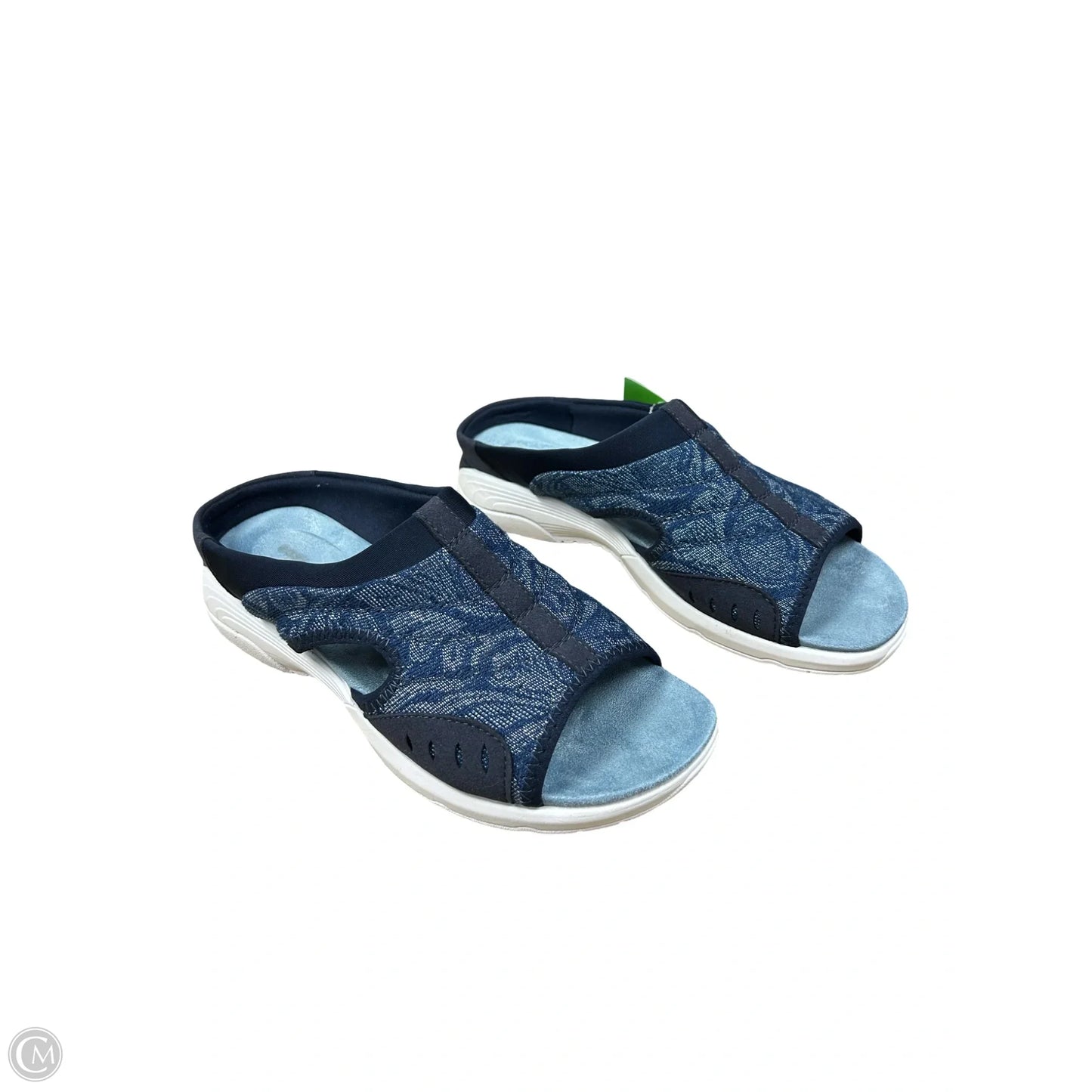 Sandals Flats By Easy Spirit In Blue, Size: 7.5