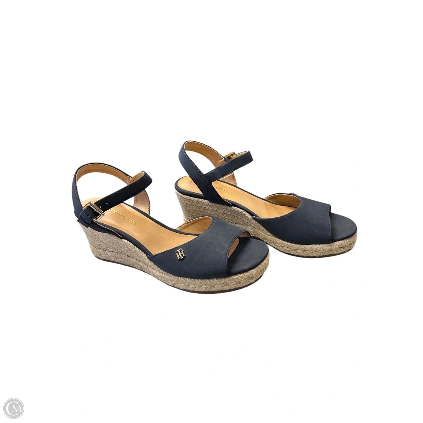 Shoes Heels Platform By Tommy Hilfiger In Navy, Size: 8.5
