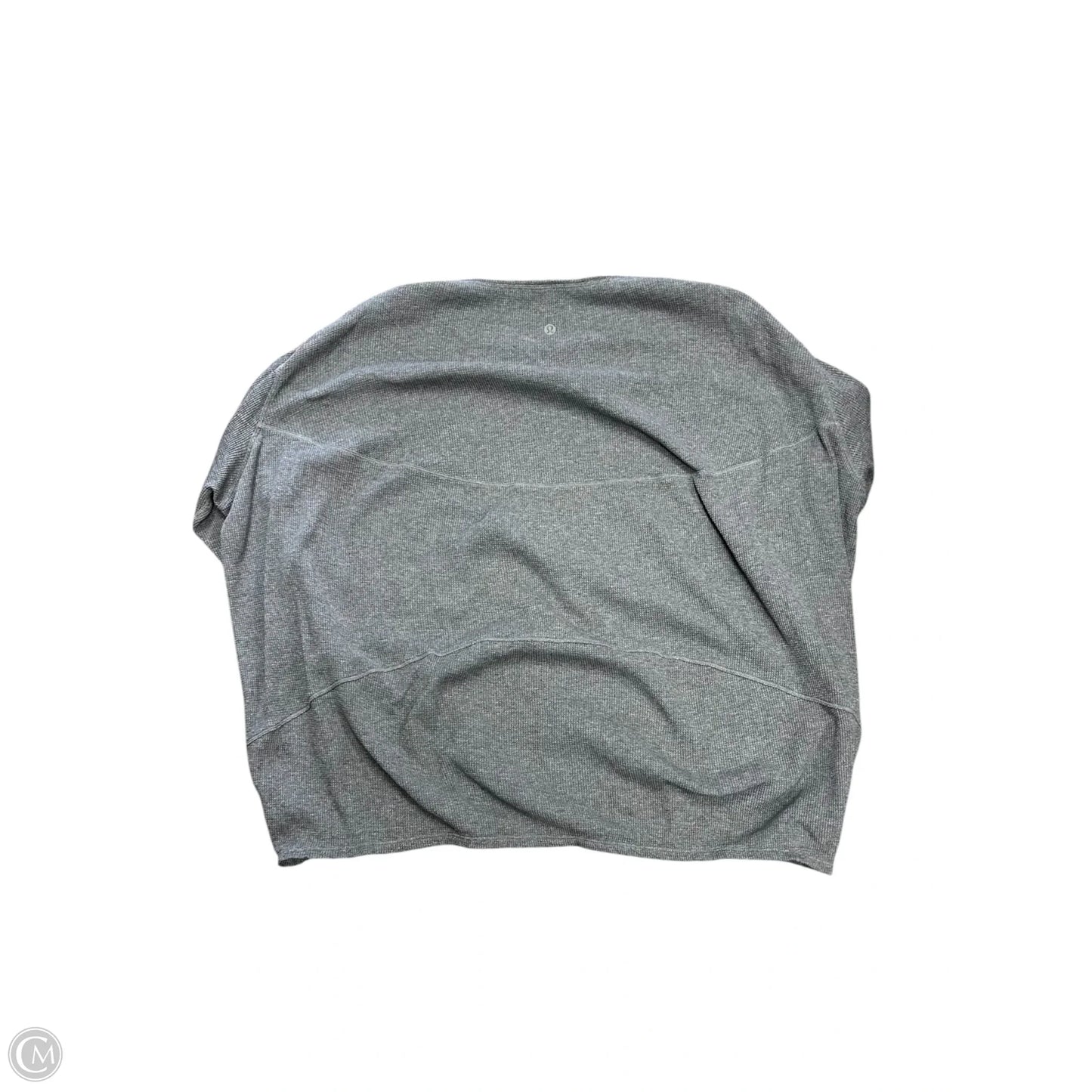 Top Long Sleeve By Lululemon In Grey, Size: 10