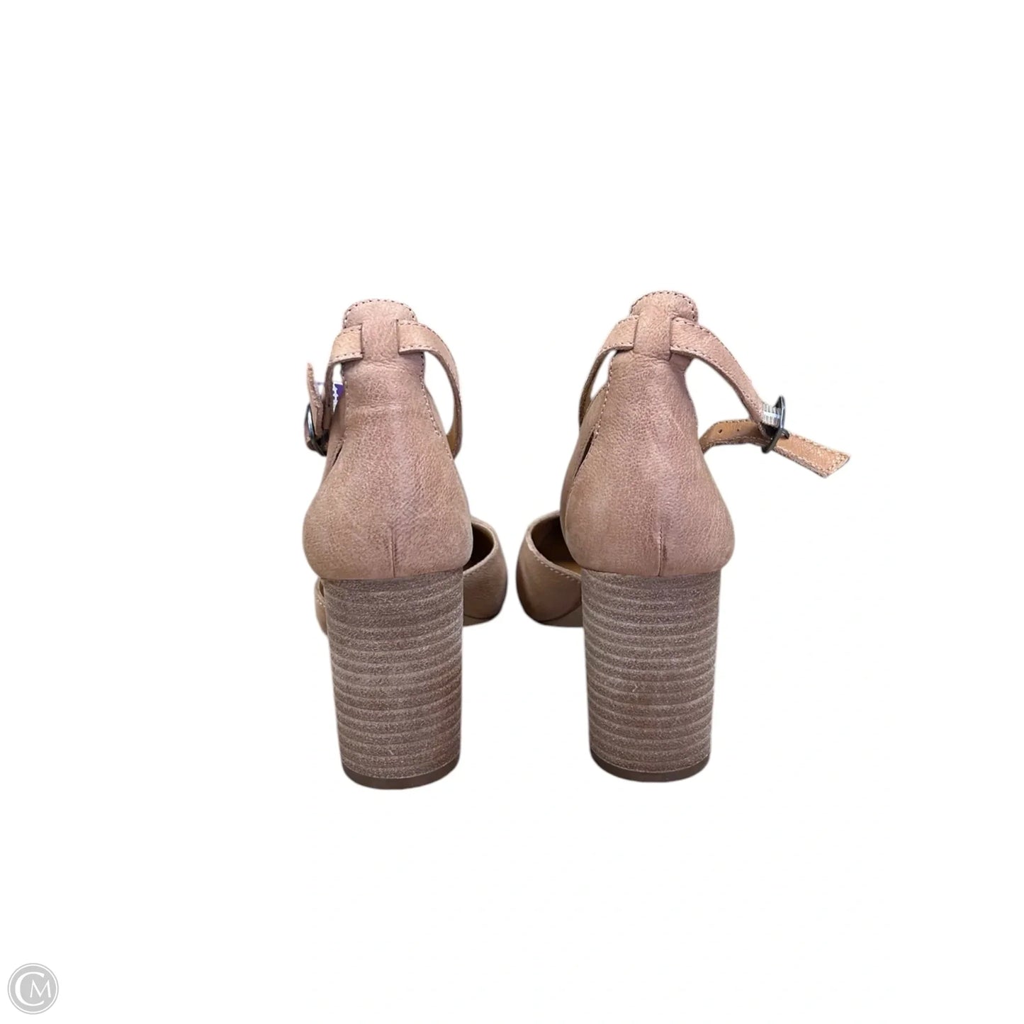 Shoes Heels Block By Lucky Brand In Tan, Size: 7