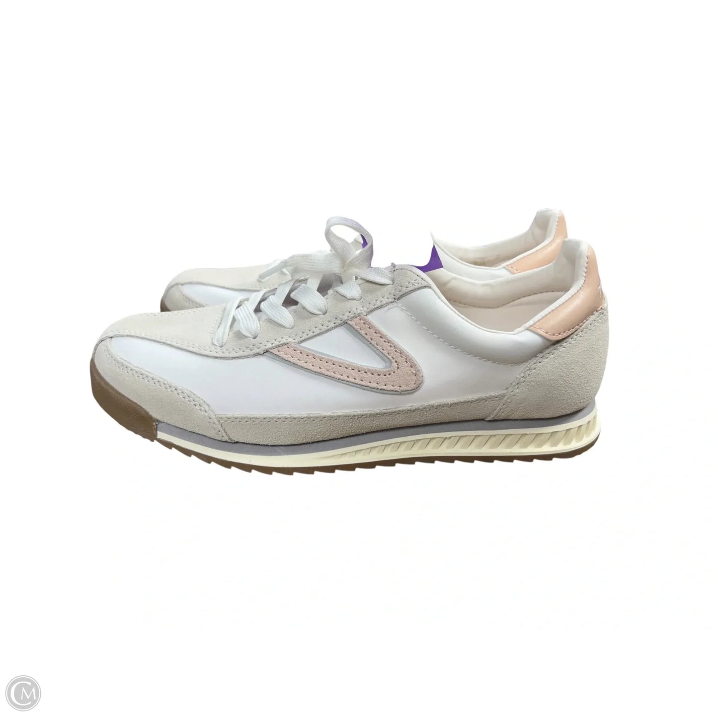 Shoes Sneakers Platform By Tretorn In Pink & White, Size: 8