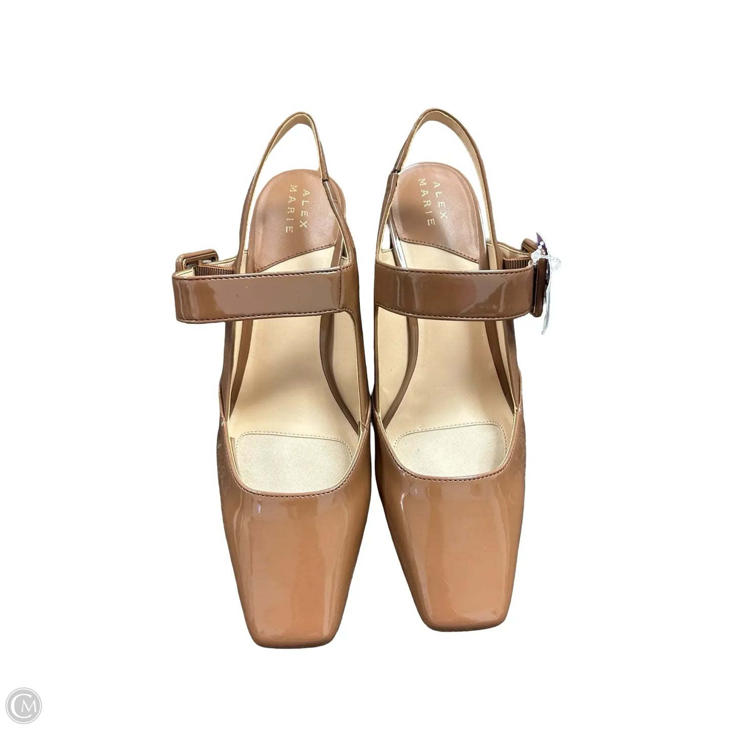 Shoes Heels Block By Alex Marie In Brown, Size: 9