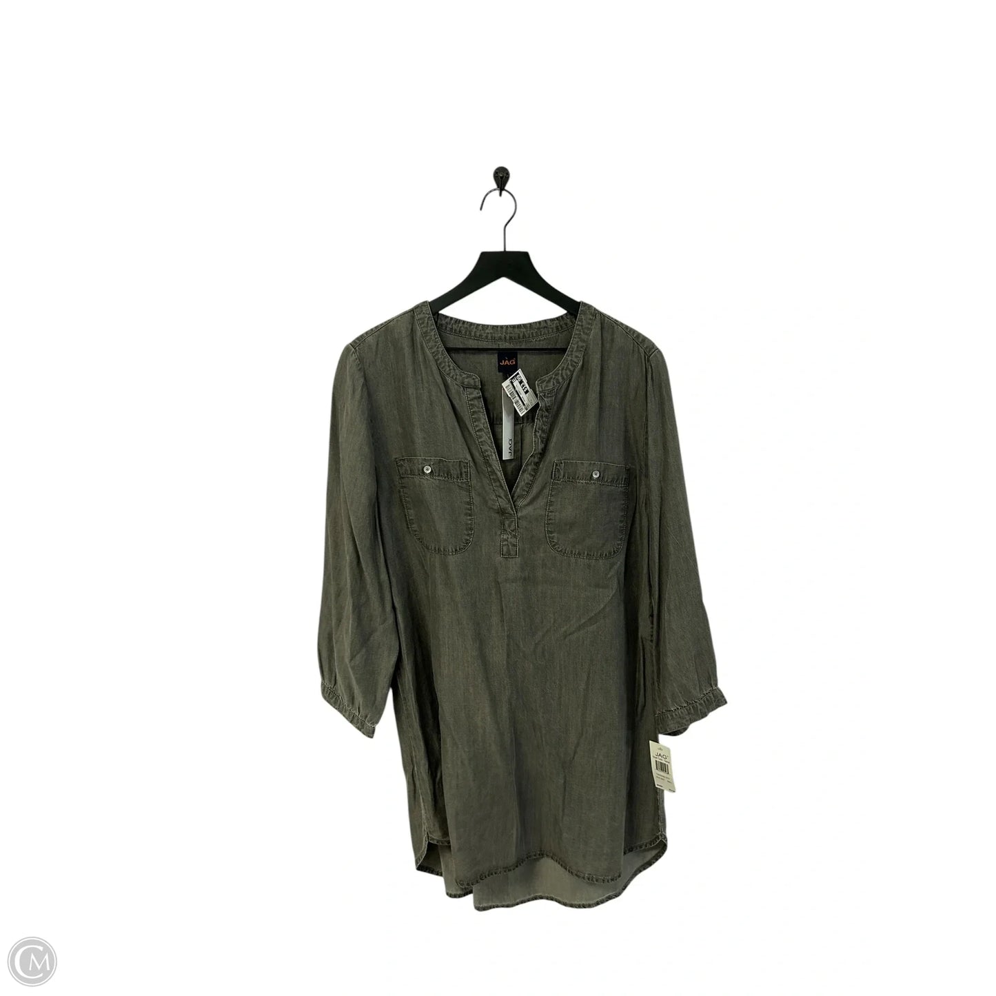 Dress Casual Short By Jag In Grey, Size: L