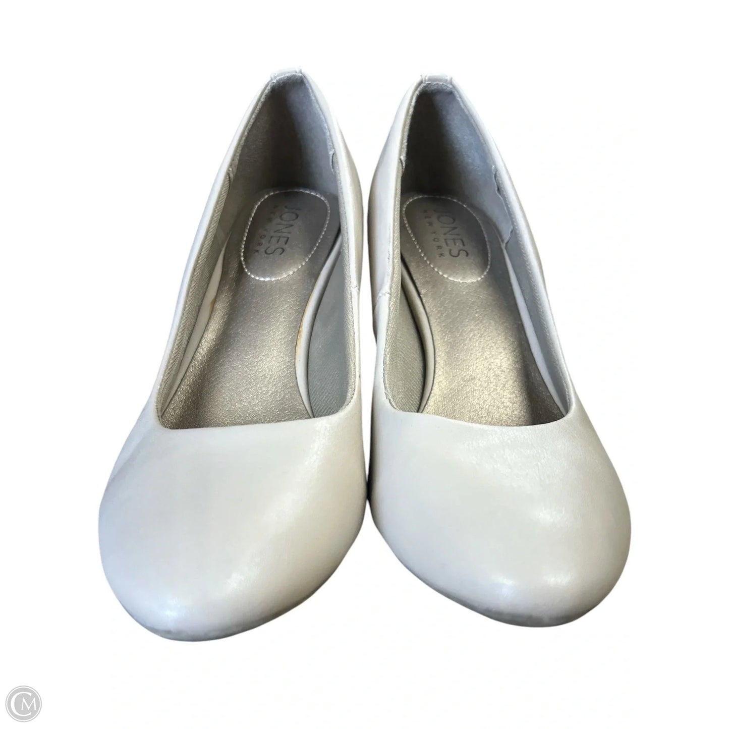 Shoes Heels Kitten By Jones New York In Taupe, Size: 8