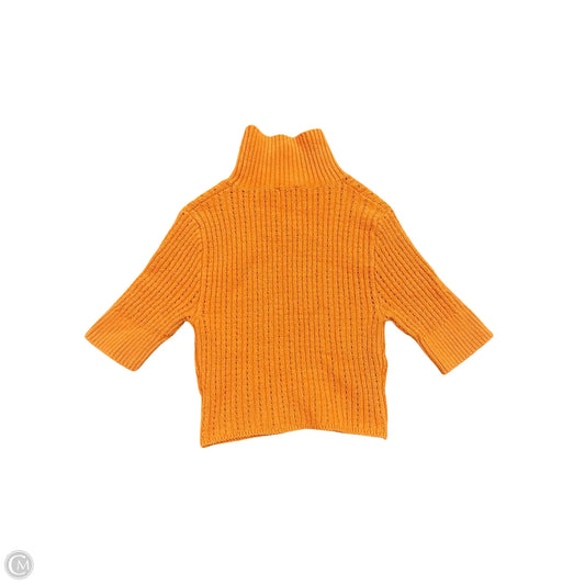 Sweater Short Sleeve By Free People In Orange, Size: Xs