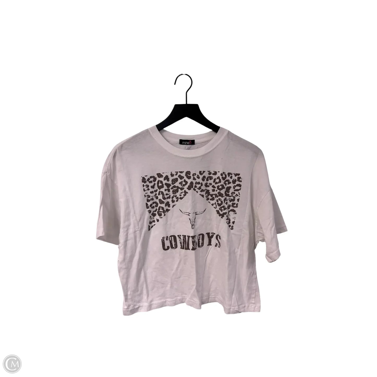 Top Short Sleeve Basic By Clothes Mentor In White, Size: S
