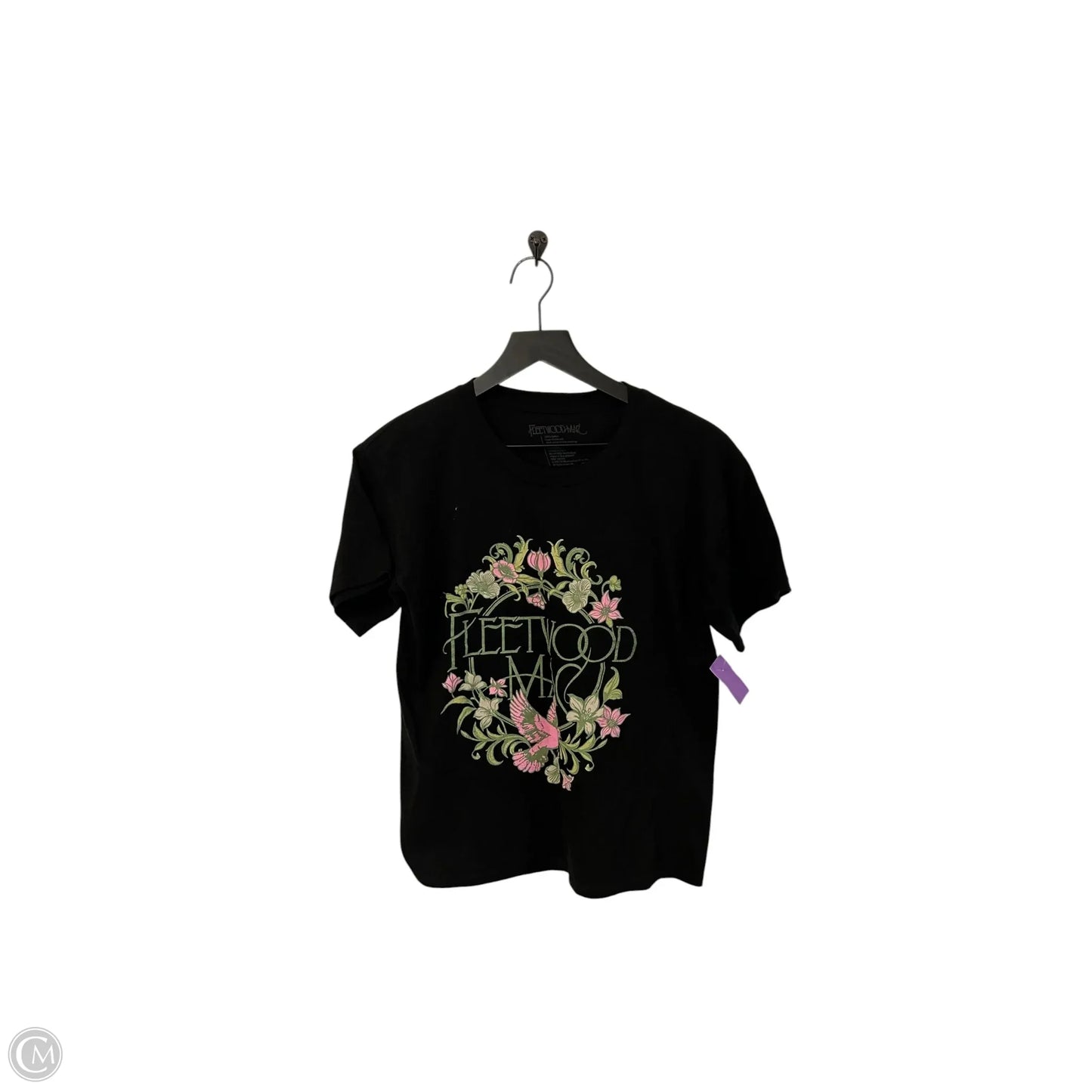 Top Short Sleeve By Clothes Mentor In Black, Size: S