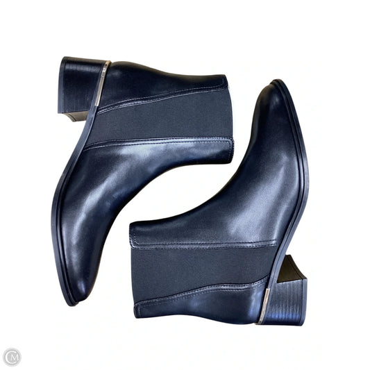 Boots Ankle Heels By Italian Shoemakers In Black, Size: 10