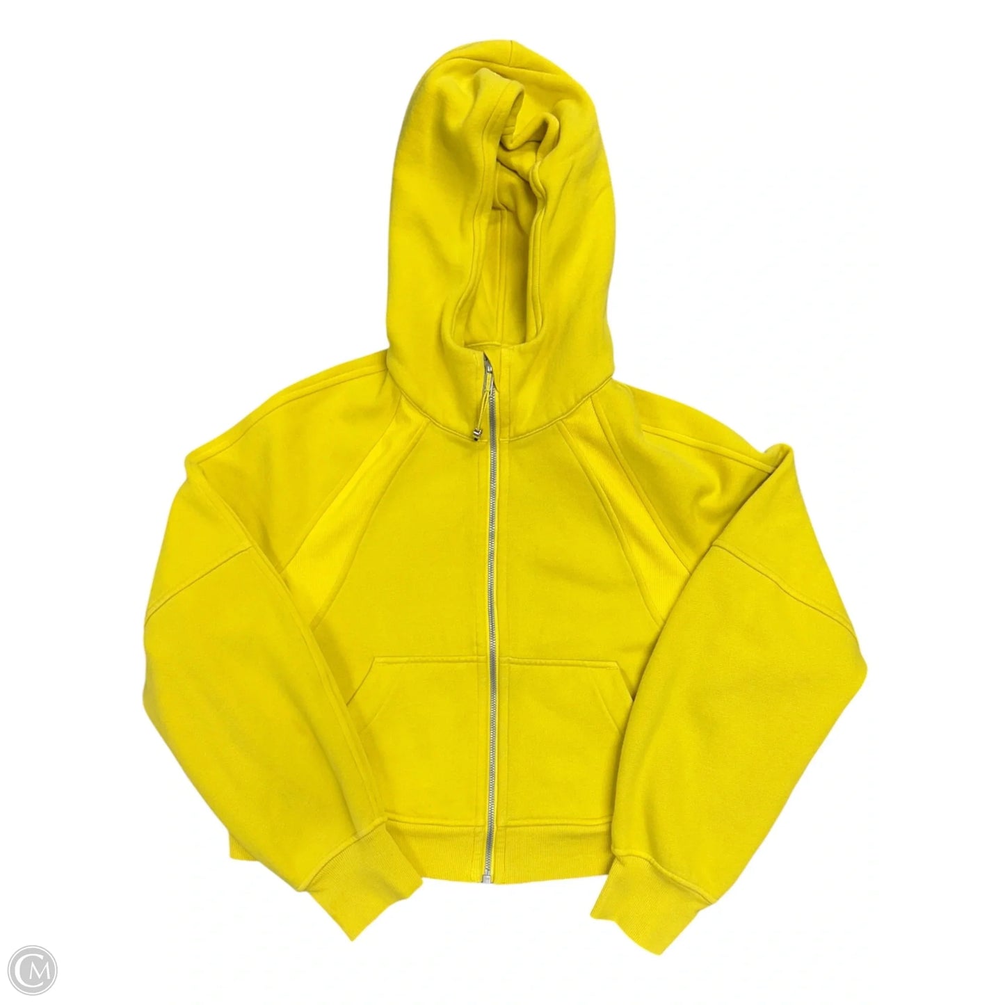 Sweatshirt Hoodie By Lululemon In Yellow, Size: S
