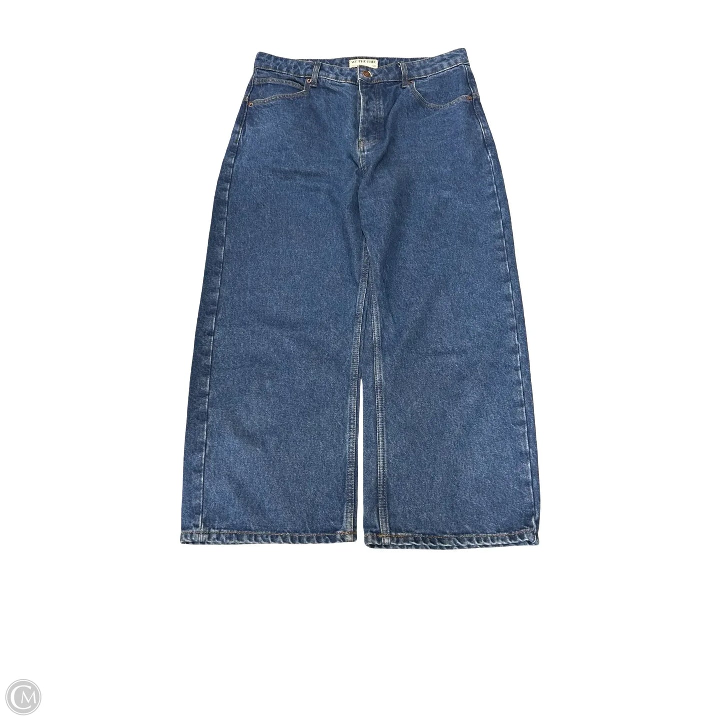 Jeans Straight By We The Free In Blue Denim, Size: 10