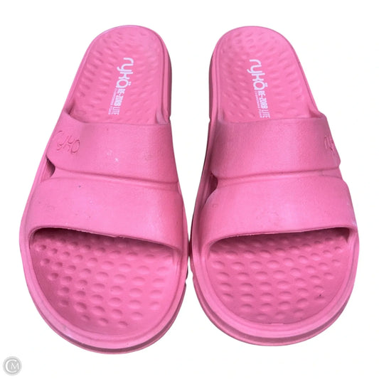 Sandals Flats By Ryka In Pink, Size: 7