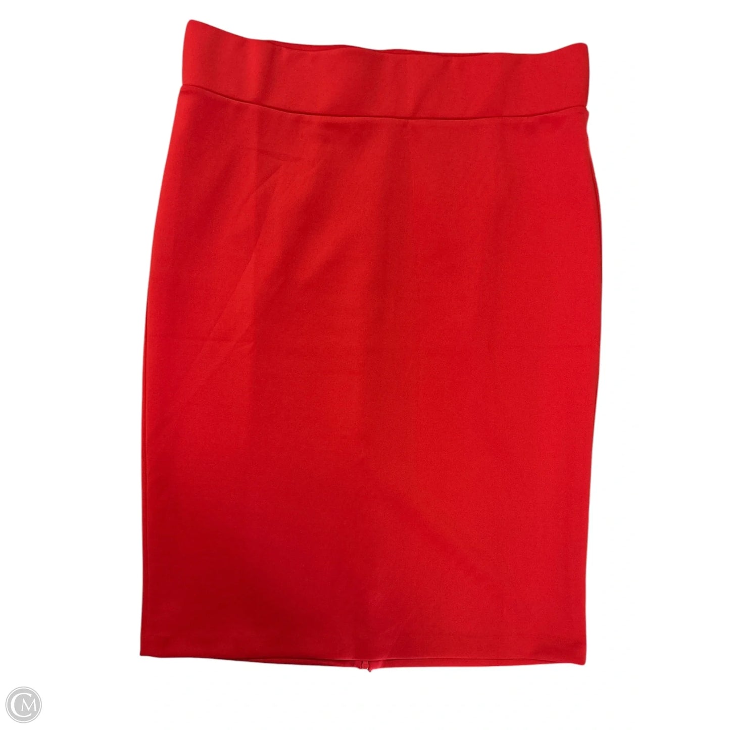 Skirt Midi By Eloquii In Red, Size: 18