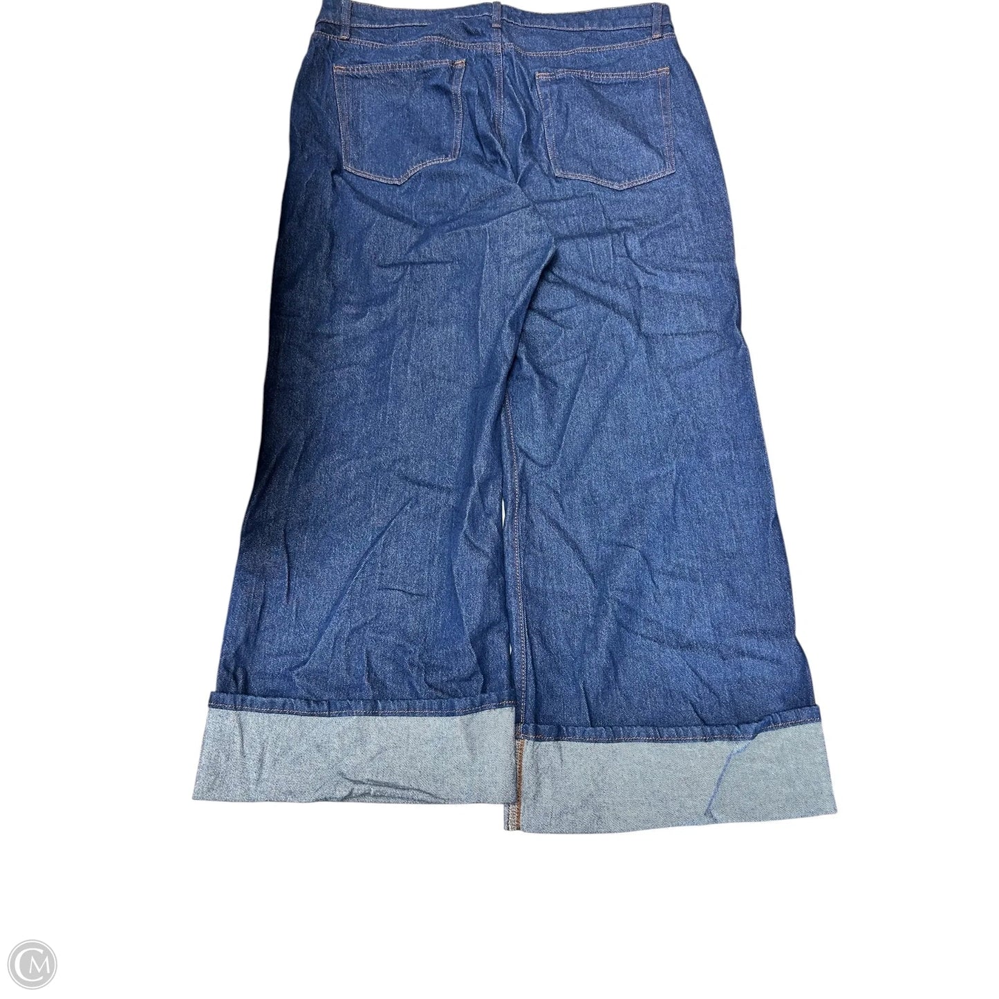 Jeans Wide Leg By Cmc In Blue Denim, Size: 16