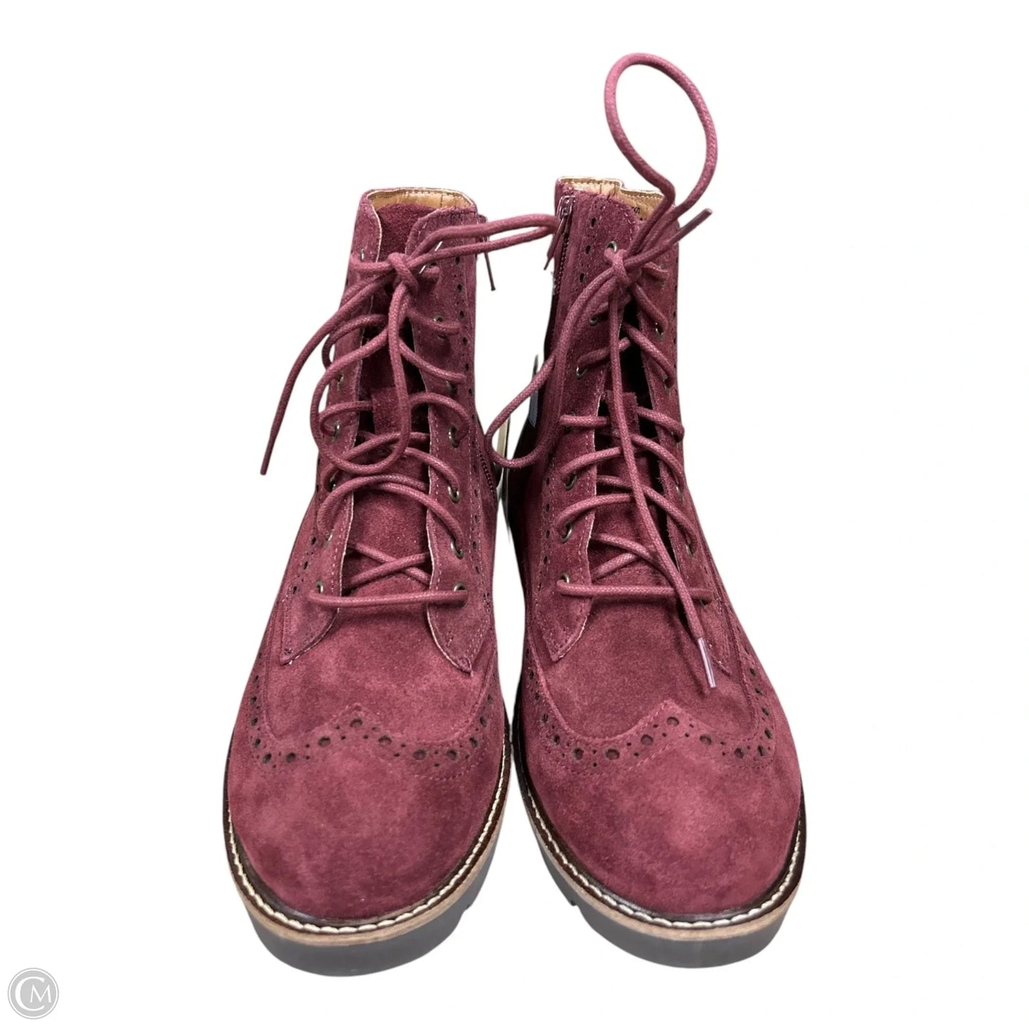 Boots Leather By Aetrex In Red, Size: 7