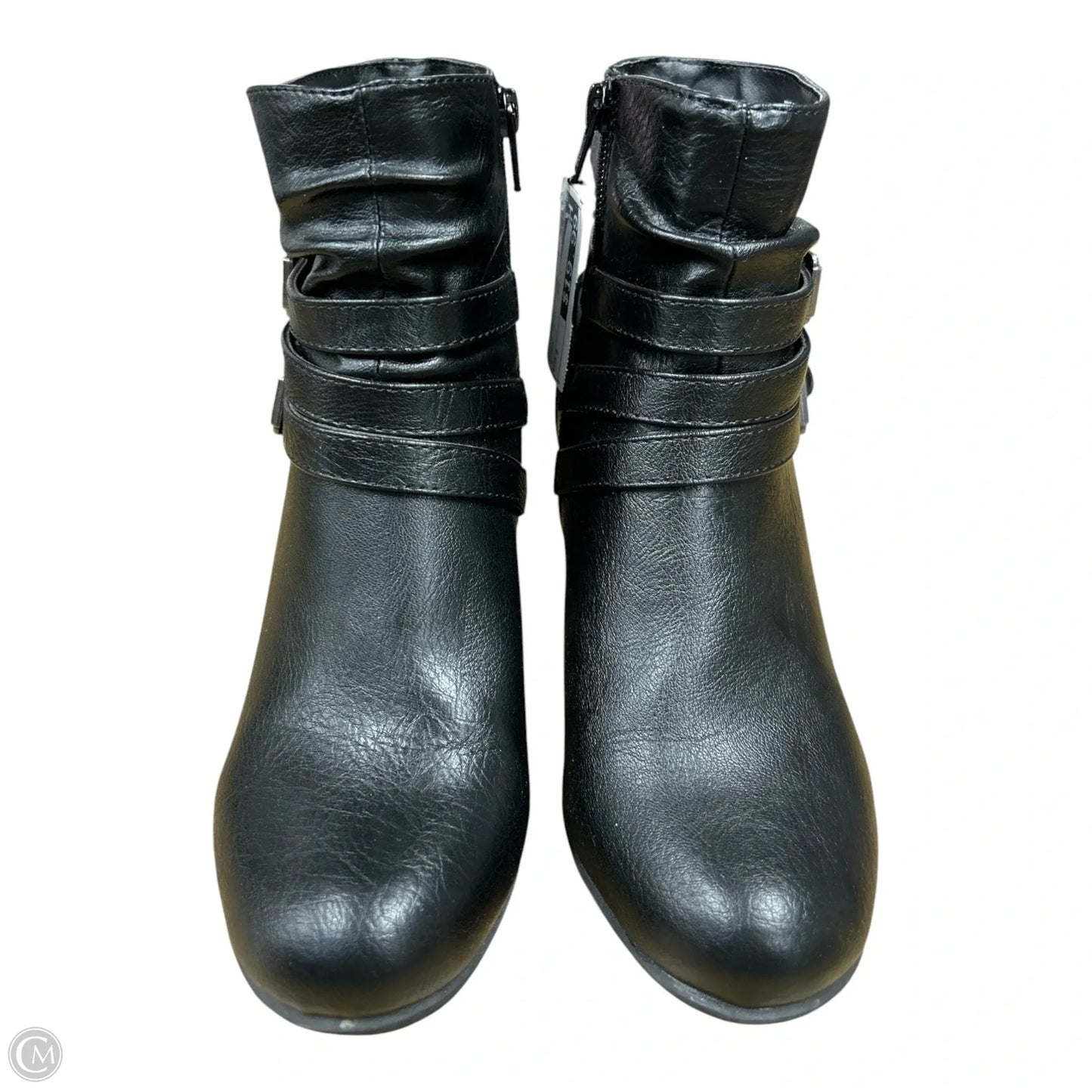 Boots Ankle Heels By Croft And Barrow In Black, Size: 7