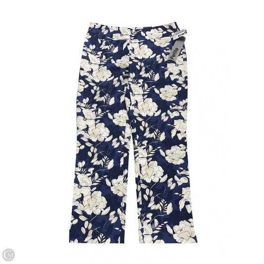 Pants Cropped By Chicos In Floral Print, Size: 0p
