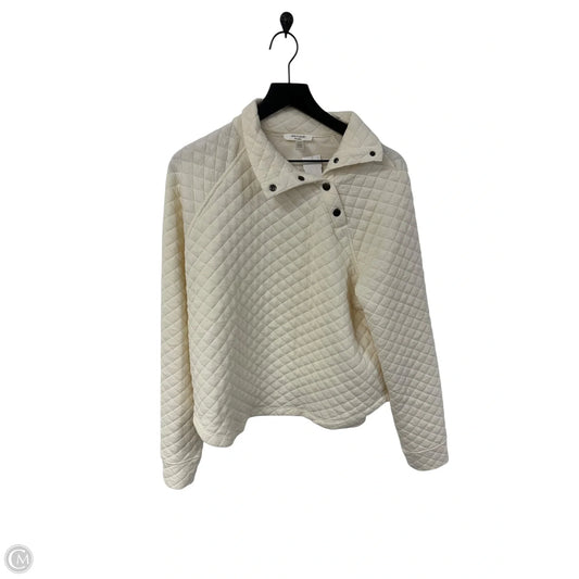 Sweatshirt Collar By Cable And Gauge In White, Size: L