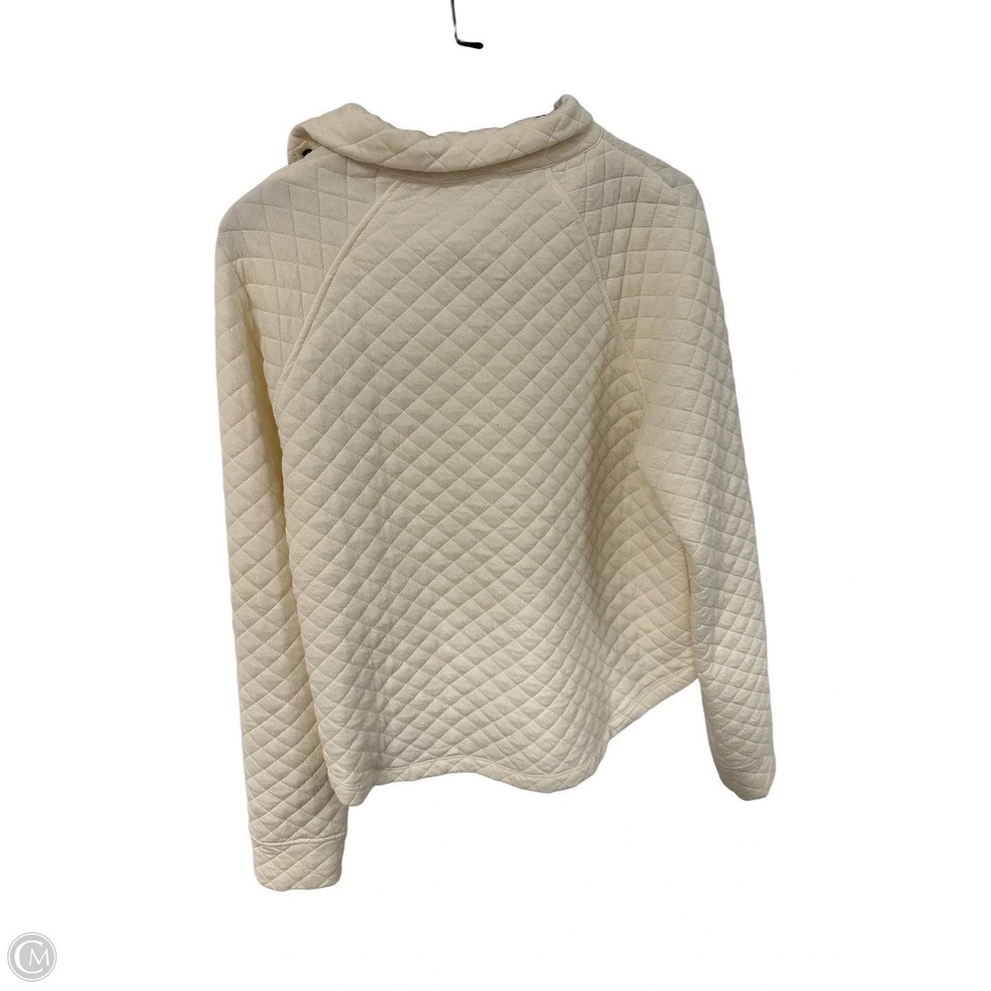 Sweatshirt Collar By Cable And Gauge In White, Size: L