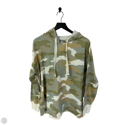 Sweatshirt Hoodie By Aerie In Camouflage Print, Size: M