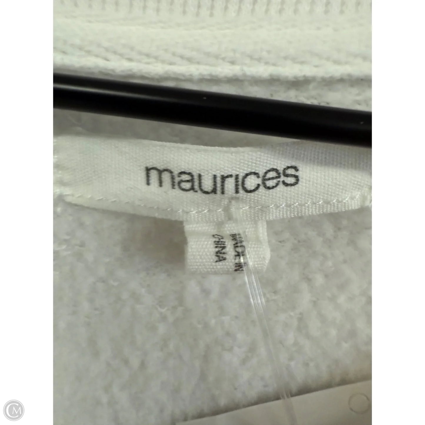 Sweatshirt Crewneck By Maurices In White, Size: L