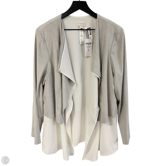 Jacket Other By Chicos In Grey, Size: Xl