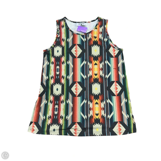 Top Sleeveless By Crazy Train In Multi-colored, Size: S