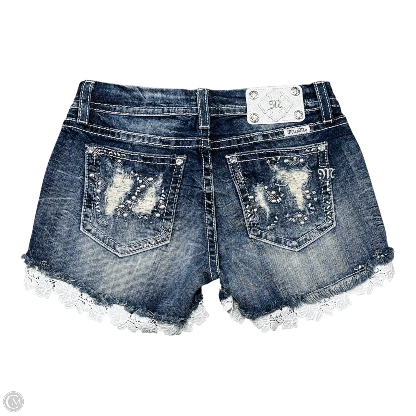 Shorts By Miss Me In Blue Denim, Size: 8