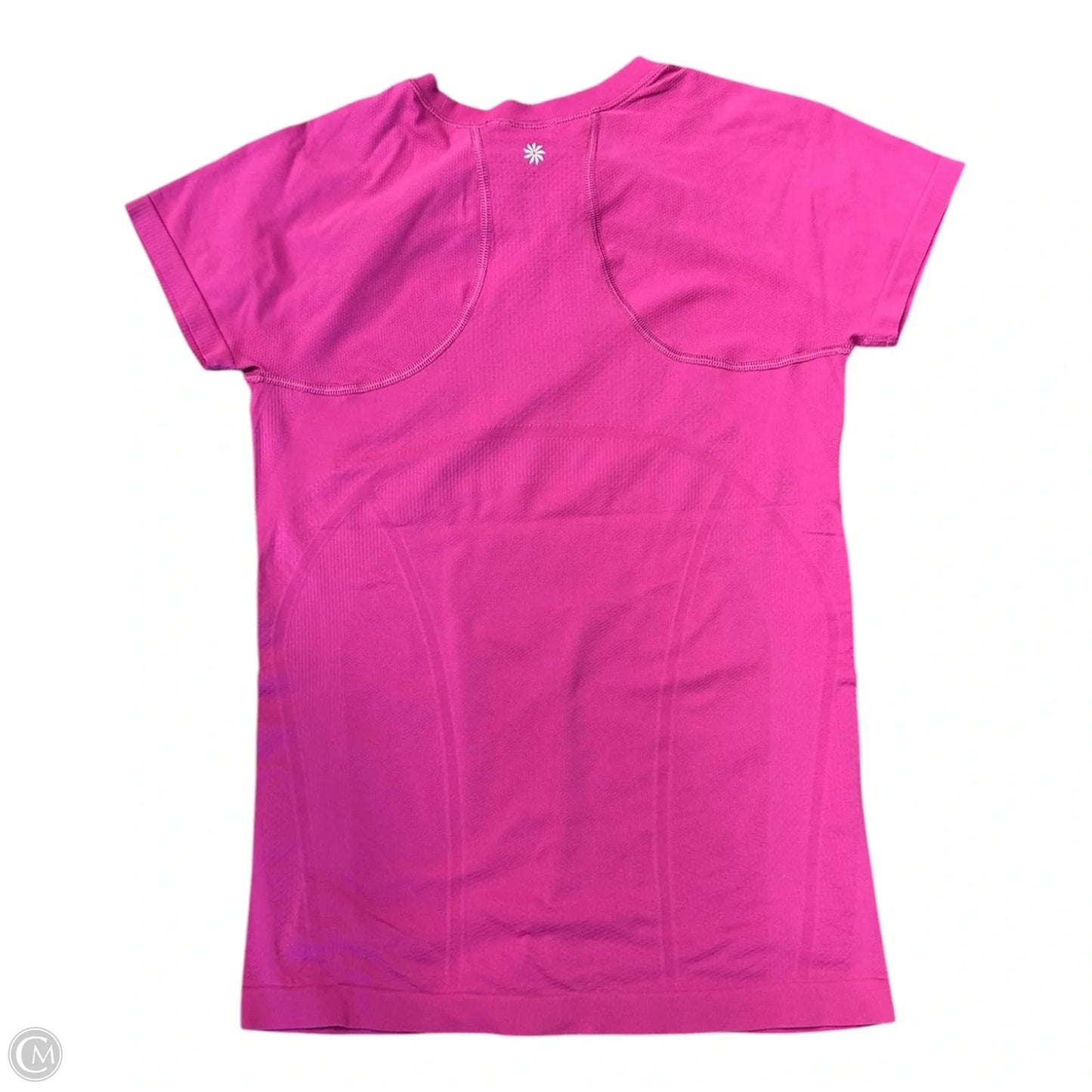 Athletic Top Short Sleeve By Athleta In Pink, Size: S