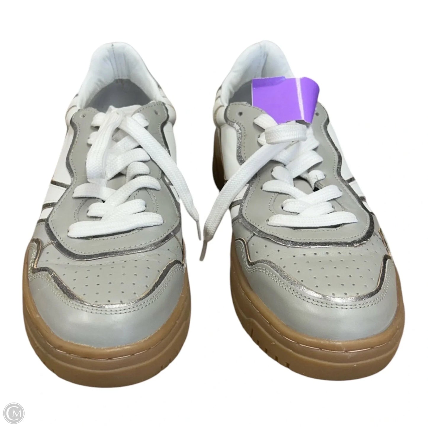 Shoes Sneakers By Free People In Grey & White, Size: 9