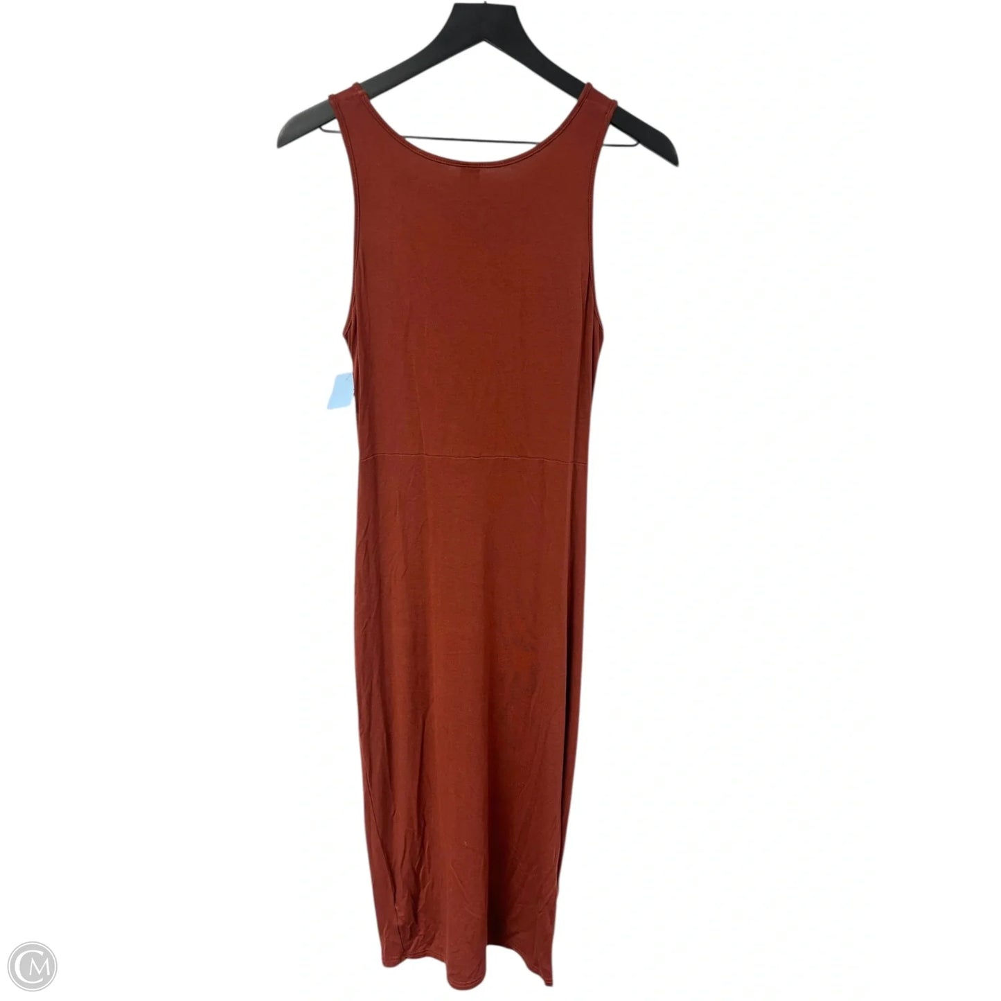 Dress Casual Midi By Shein In Orange, Size: M