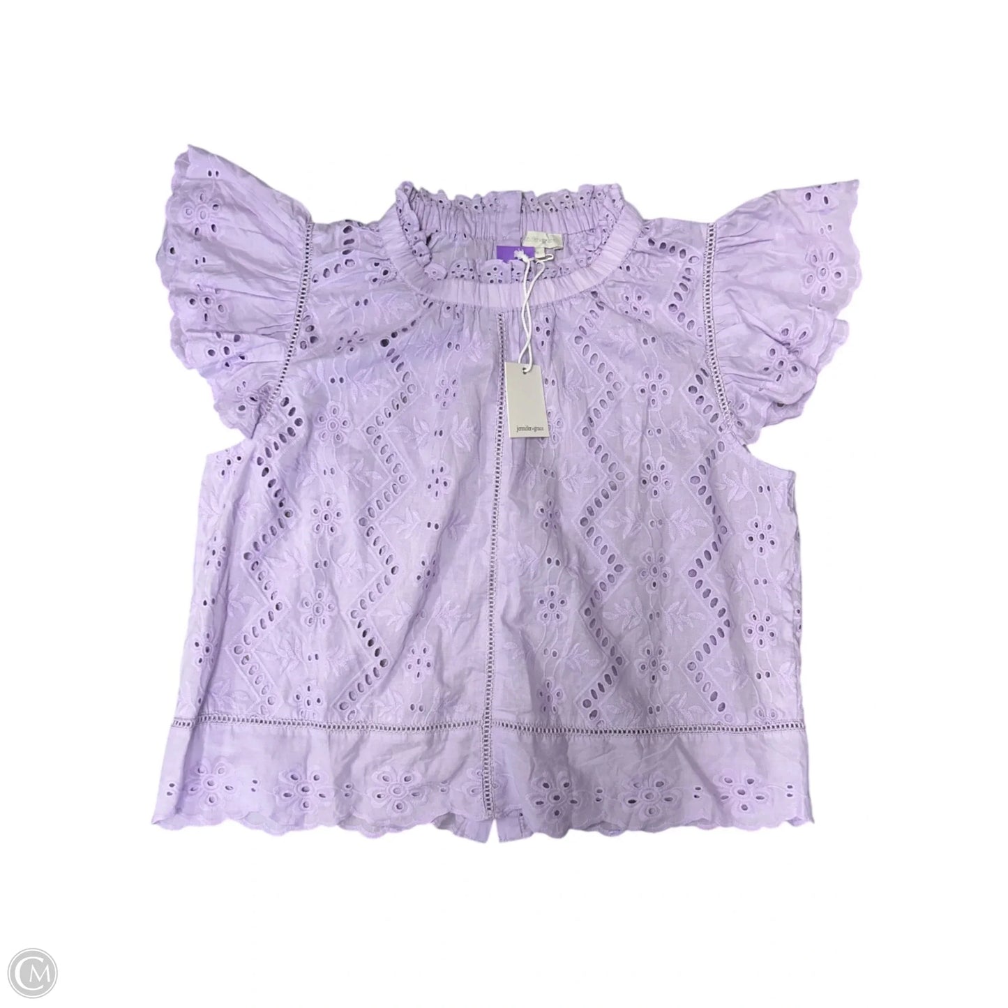 Top Short Sleeve By Clothes Mentor In Purple, Size: M