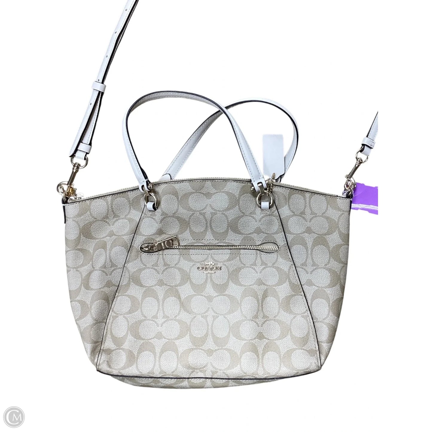Crossbody Designer By Coach, Size: Medium