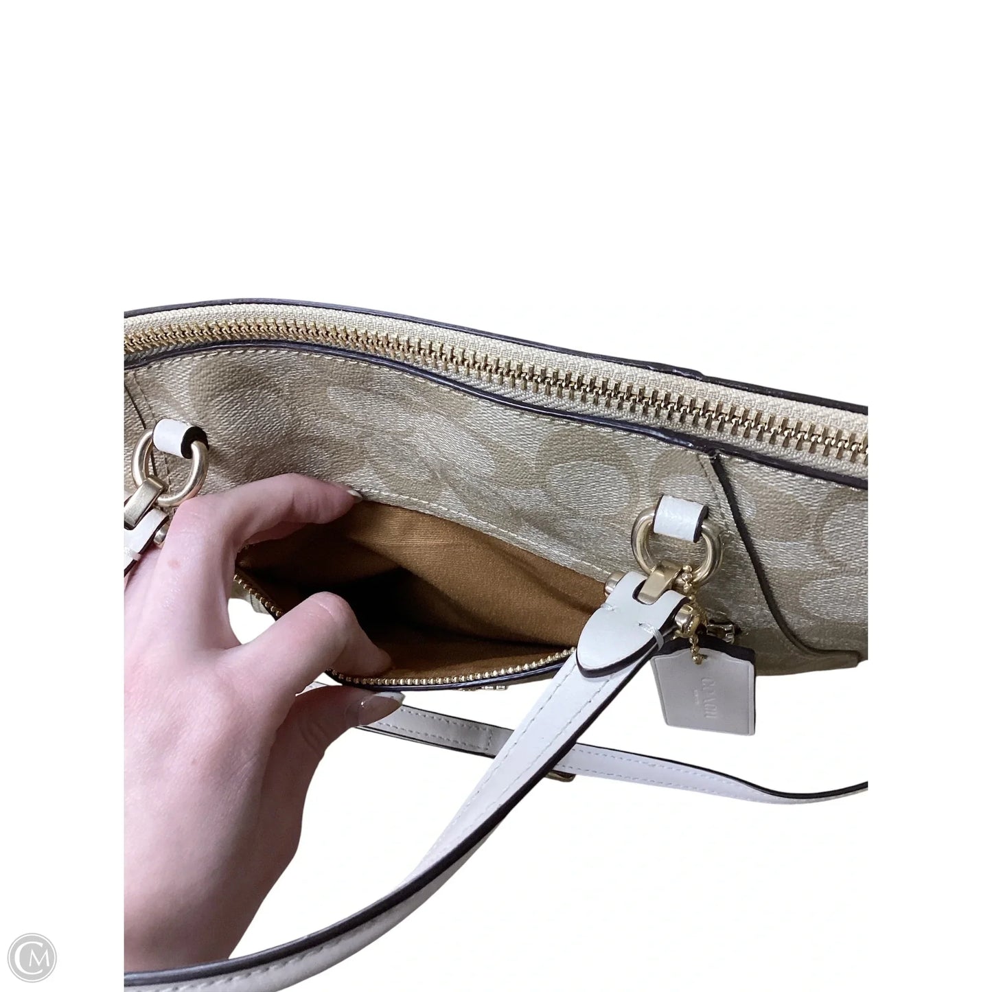 Crossbody Designer By Coach, Size: Medium