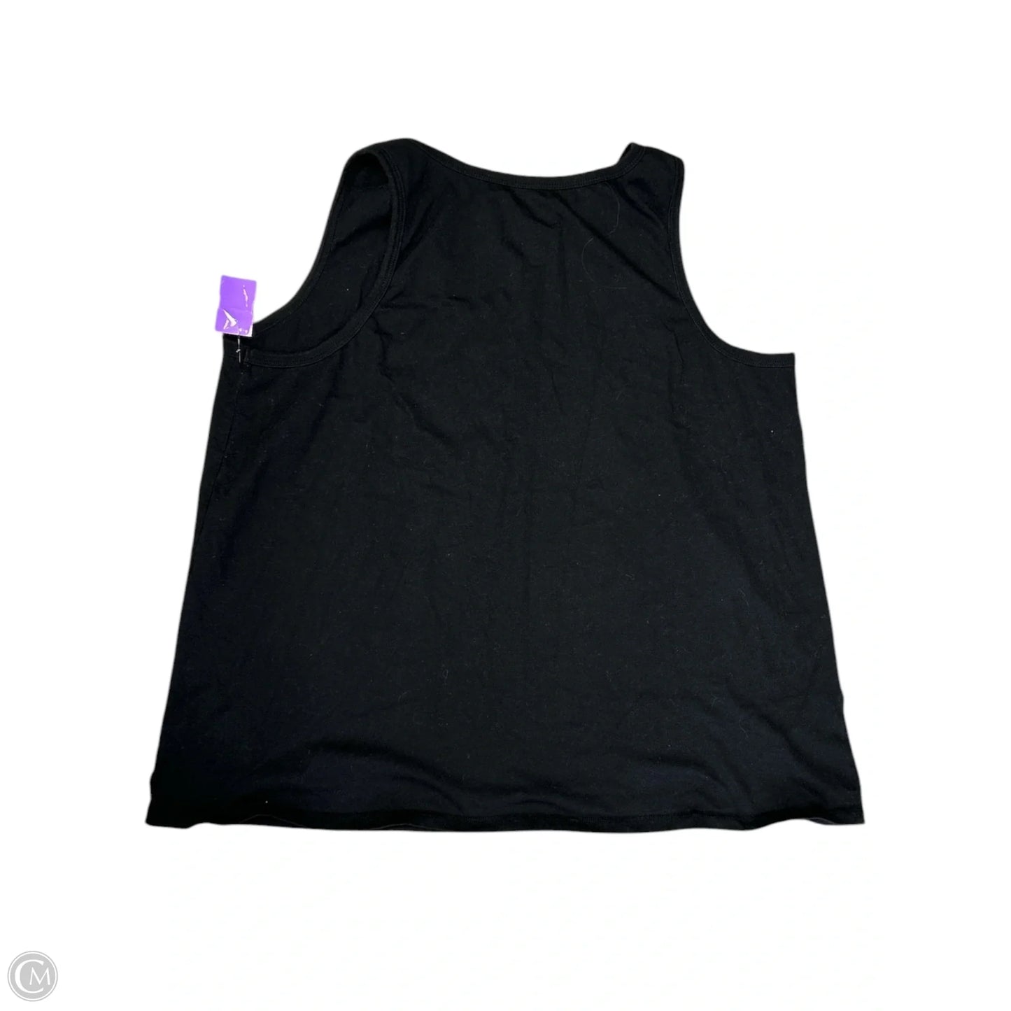 Top Sleeveless Basic By Clothes Mentor In Black, Size: 3x