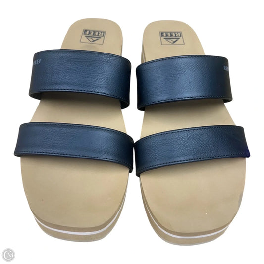 Sandals Flats By Reef In Black, Size: 10