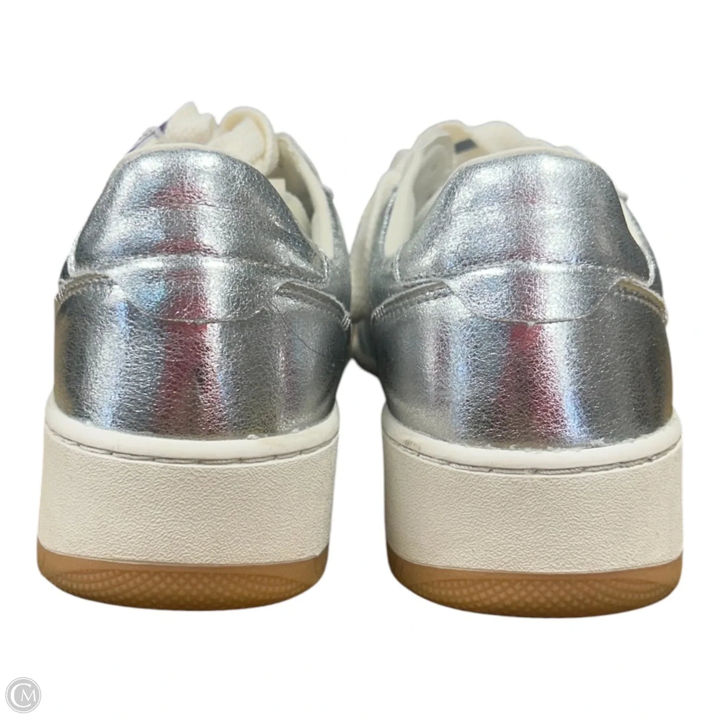 Shoes Sneakers By Skechers In Silver, Size: 9