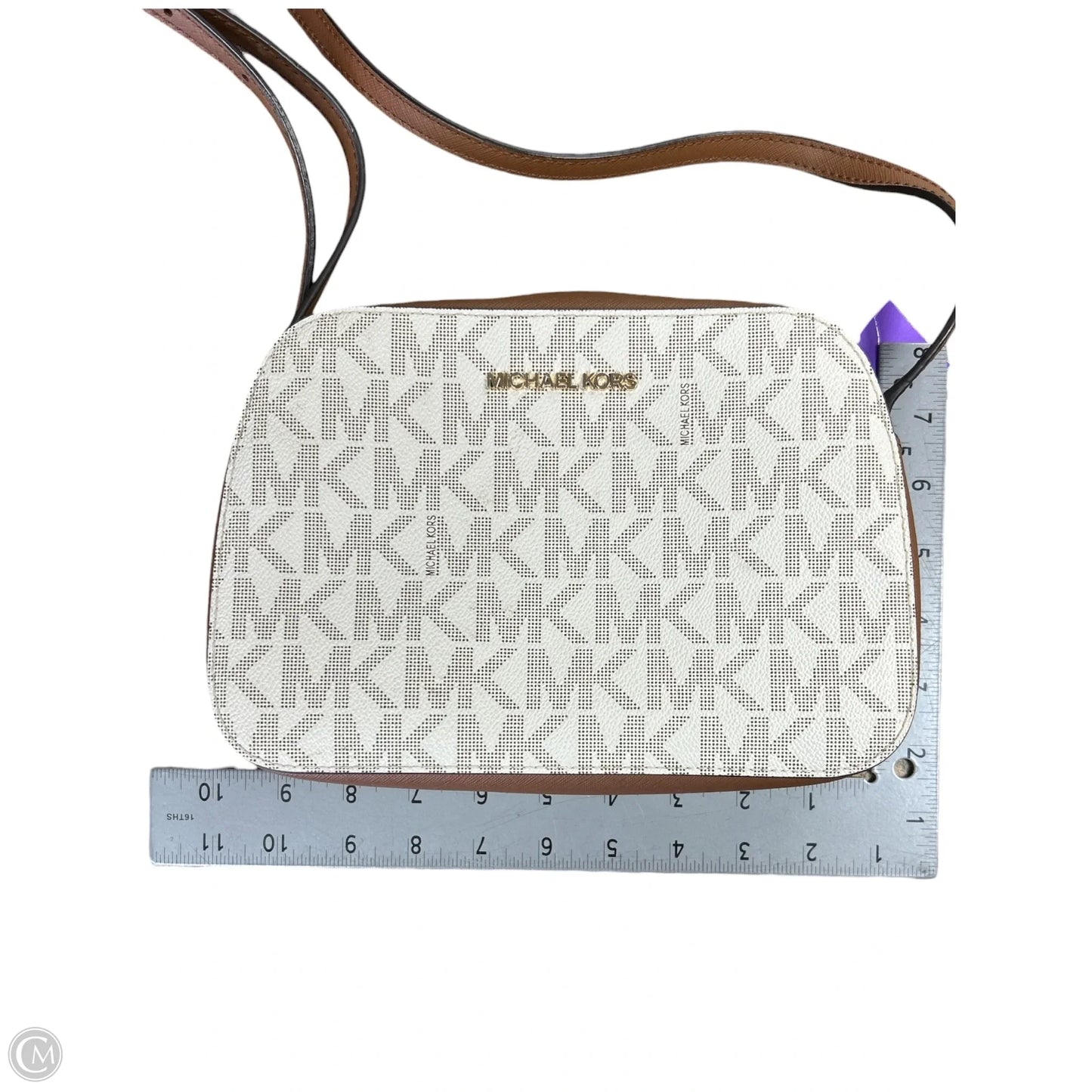 Crossbody Designer By Michael Kors, Size: Medium