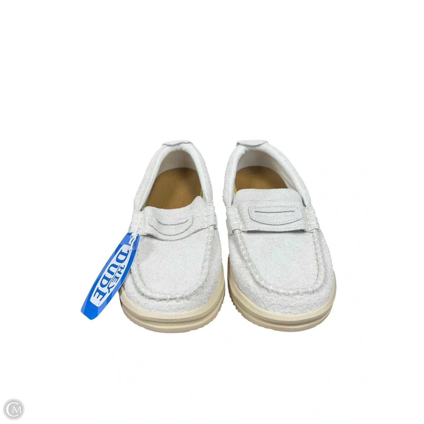 Shoes Flats By Hey Dude In Cream, Size: 8