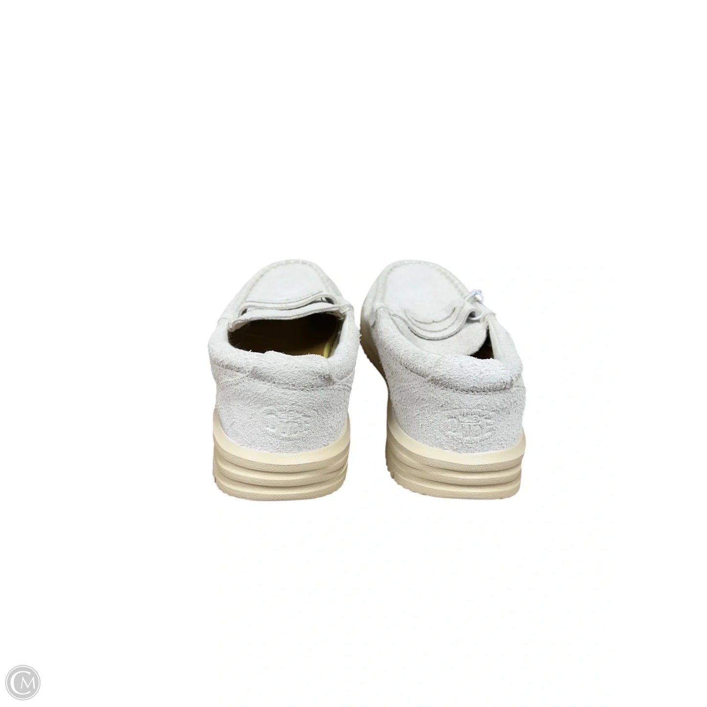 Shoes Flats By Hey Dude In Cream, Size: 8