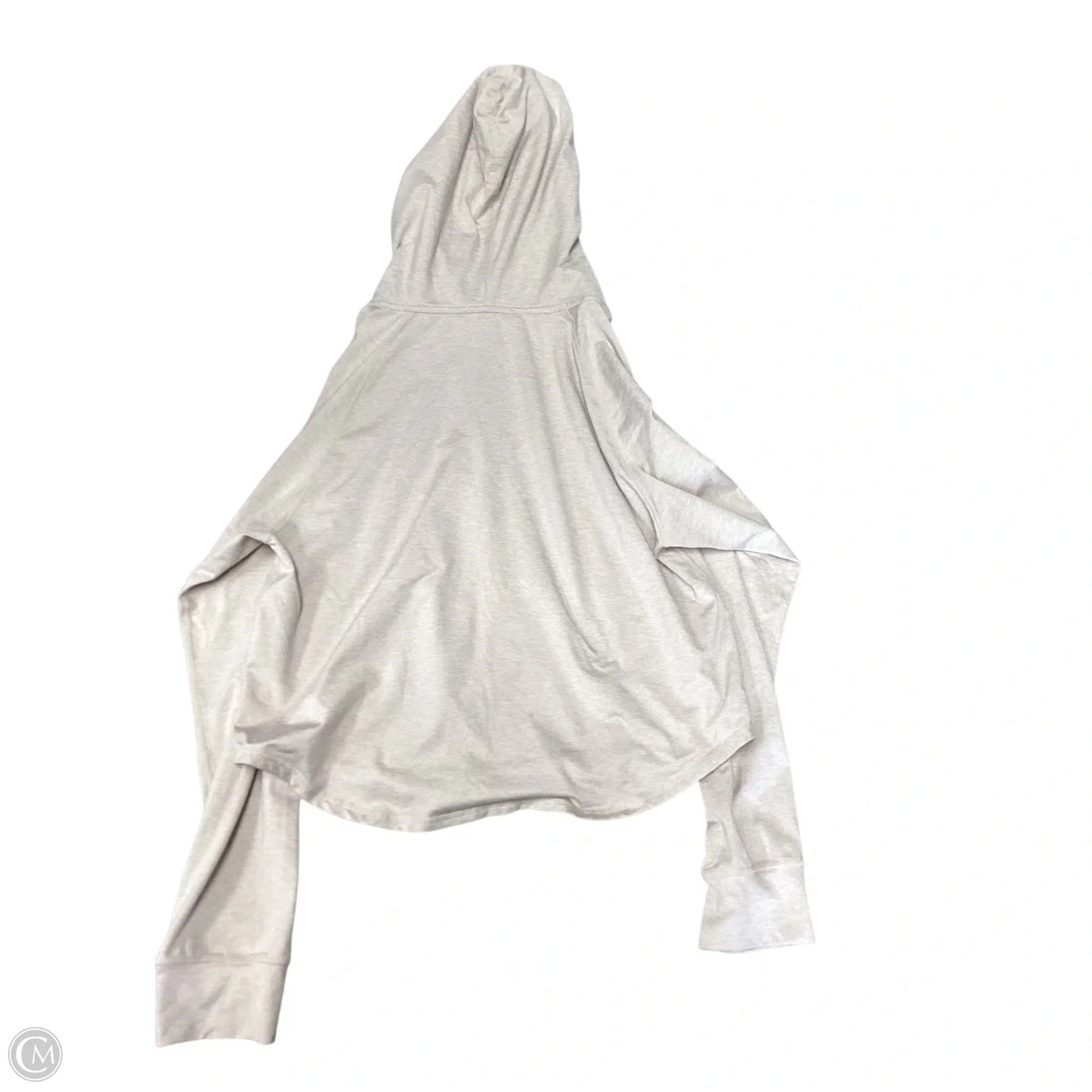 Athletic Top Long Sleeve Hoodie By Glyder In Cream, Size: S