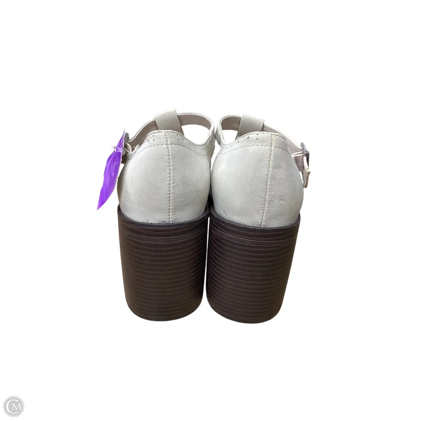 Shoes Heels Block By Maurices In Cream, Size: 8