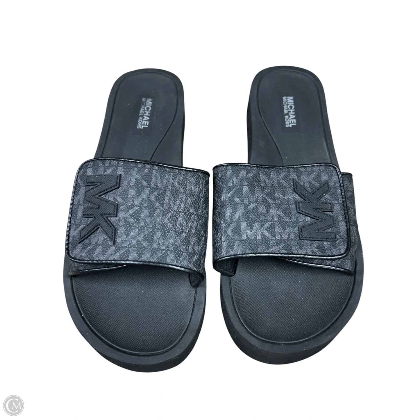 Sandals Flats By Michael By Michael Kors In Black, Size: 8