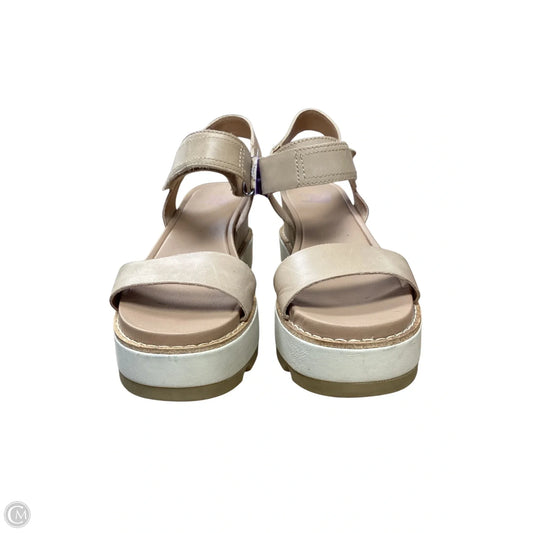 Sandals Heels Wedge By Sorel In Tan, Size: 6.5