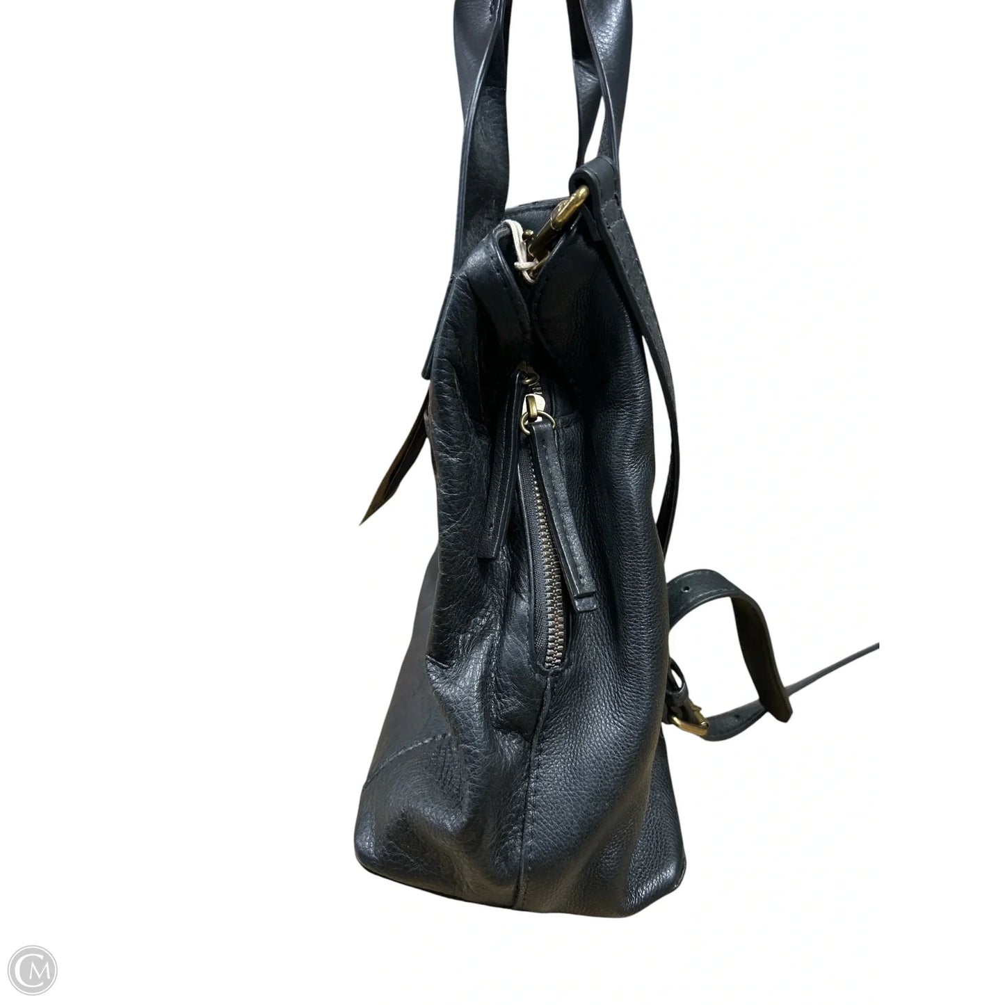 Handbag Leather By Cmc, Size: Medium